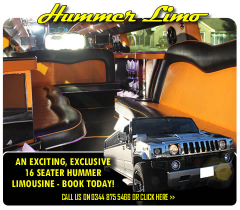 16 seater Hummer (black)